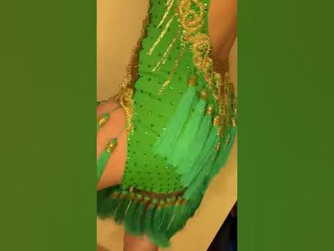 Платье на латину, бальные танцы - YouTube