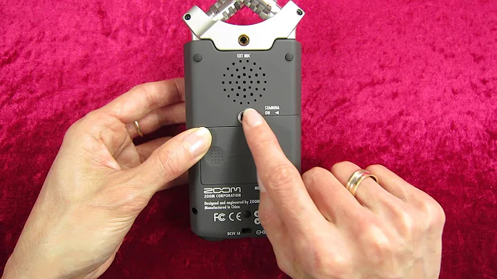 Zoom H4n Tutorial - Basic Overview and Features