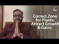 Correct zone for plants attract growth  gains  mahavastu  acharya rajat sharma