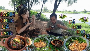 Cá linh kho tộ, canh chua cá lăng, em xin mời cả nhà cùng thưởng thức #ẩmthực#bữacơmgiađình