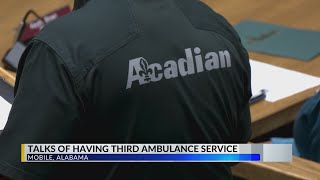 Mobile City Council discusses addition of third ambulance service