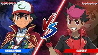 Pokémon Battle Multiverse: Kanto Champion Ash Vs Champion Roy