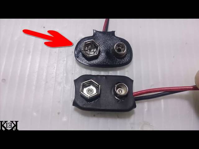 Como hacer conector de batería (o pila) de 9V 