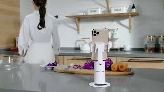 Portable All in one Auto Smart Shooting Selfie Stick 360 Rotation Auto Face Tracking Object Tracking screenshot 2