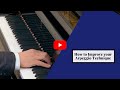 Piano lesson on how to improve your arpeggio technique