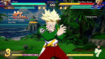 DRAGON BALL FighterZ trunks ex flip combo season 3