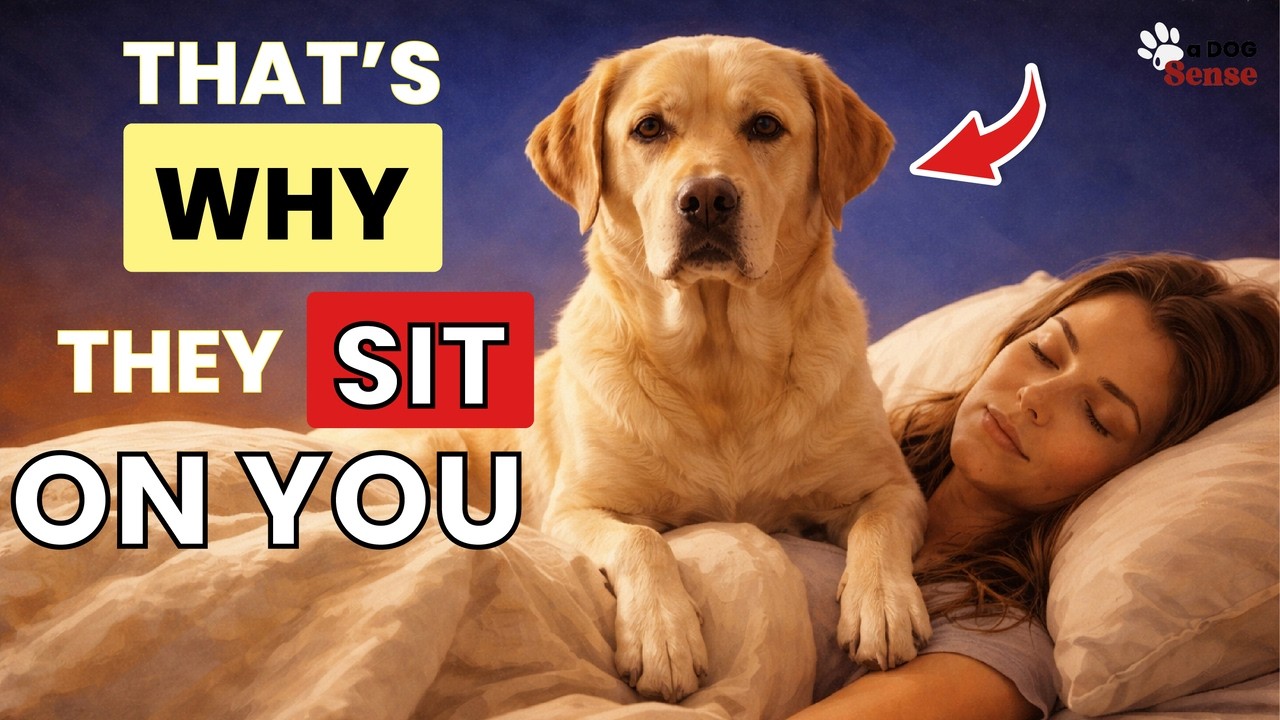 If Your Dog Suddenly Sit on You,  This Is What It Really Means