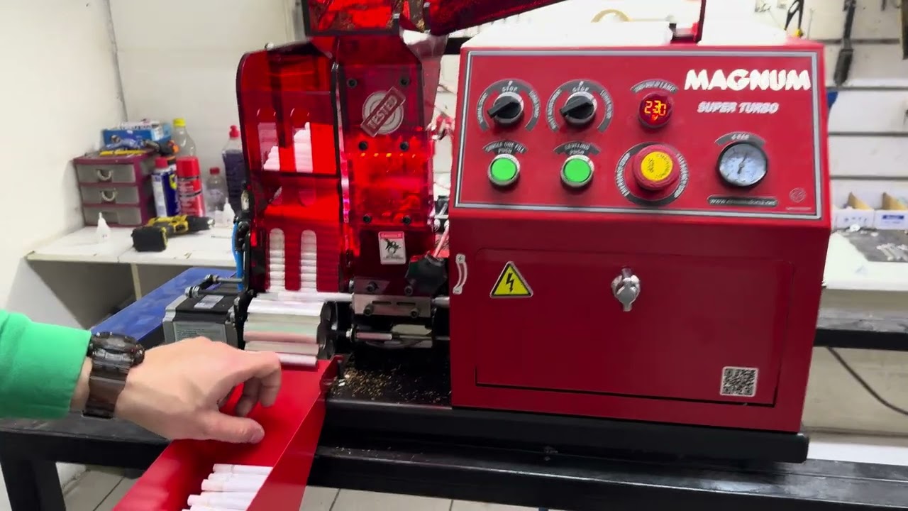 magnum cigarette machine Magnum Süper Turbo Cigarette Filling Machine. +90 536 691 03 44