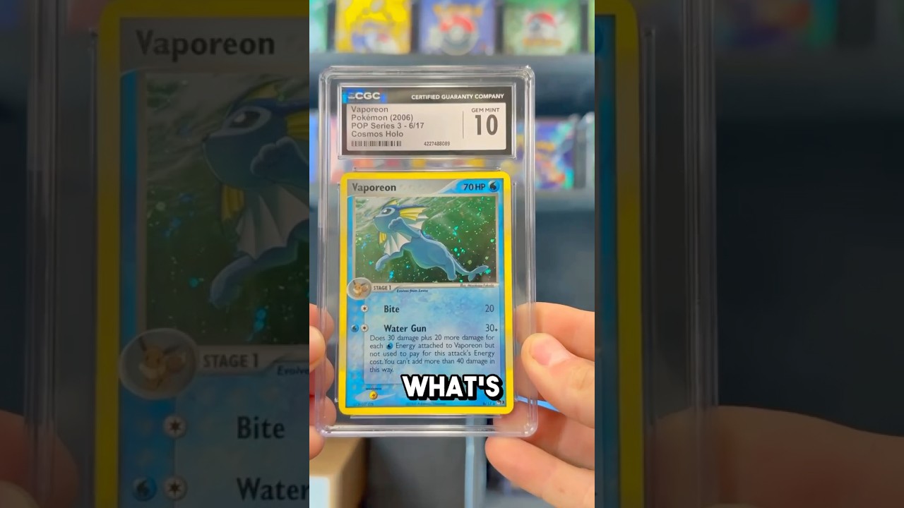 Only 0.8% Of This Pokemon Card Graded A 10😱    #pokemoncards #pokemontcg