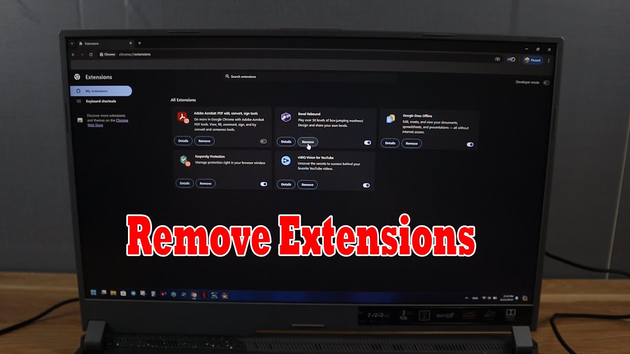 How to Remove Extensions from Chrome Browser - YouTube