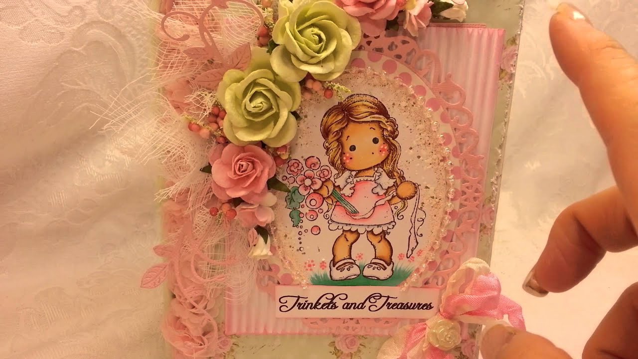 Shabby Chic Altered Book with Magnolia Tilda altered state of consciousness