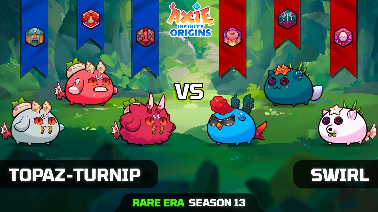 TOPAZ-TURNIP vs SWIRL | SEASON 13 | AXIE INFINITY ORIGINS
