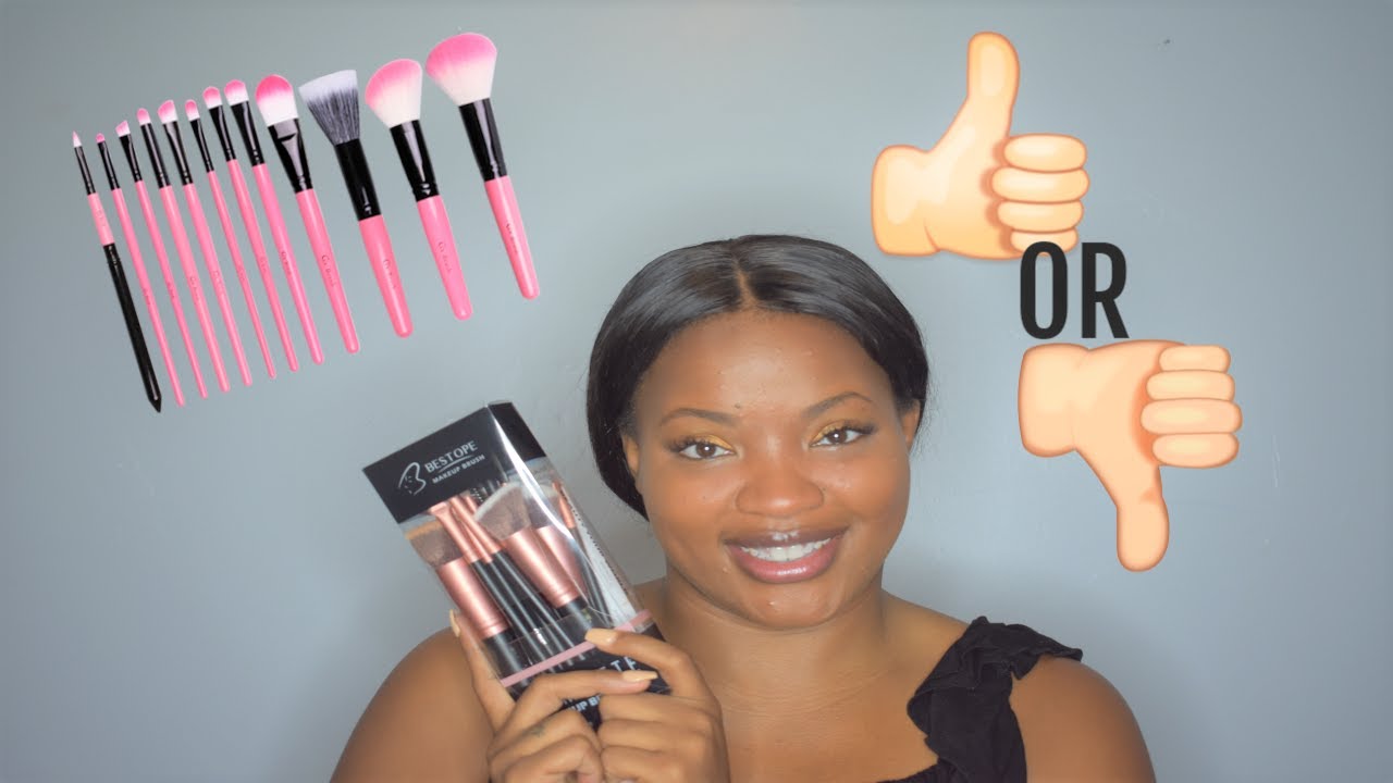 Cheap Amazon Makeup Brushes Review Step by Step Tutorial YouTube