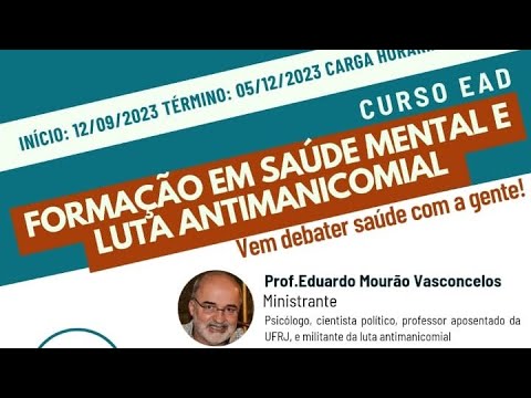 Curso de Formação em Saúde Mental e Luta Antimanicomial
