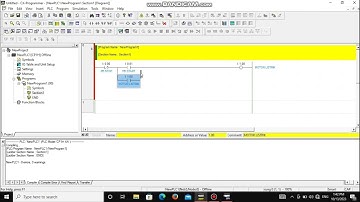 Rangkaian SELFHOLDING Dan SET-RESET Menggunakan CX Programmer