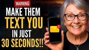 Make Someone TEXT You in 30 Seconds (Without Talking To Them) Law Of Attraction