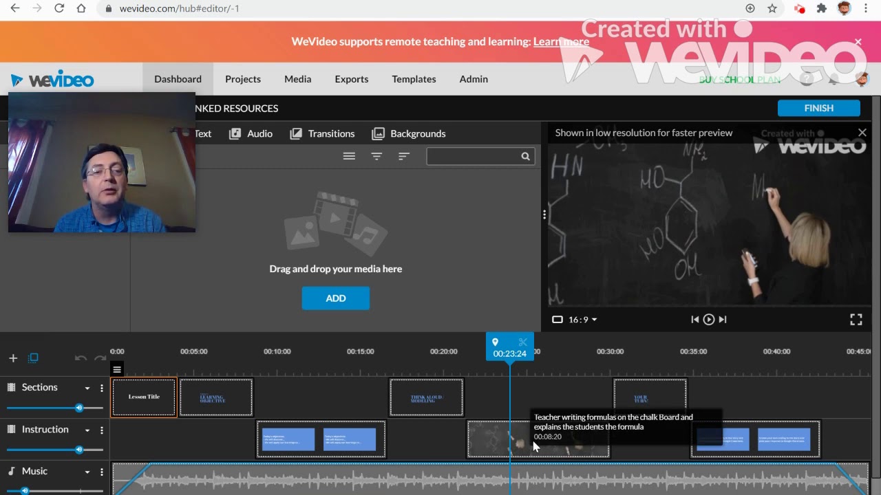 WeVideo Mini Lesson Template - YouTube
