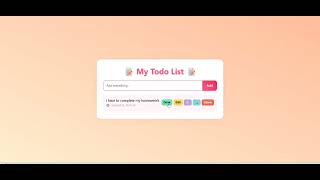 My Portfolio & To-Do List Project | TechnoHacks Internship