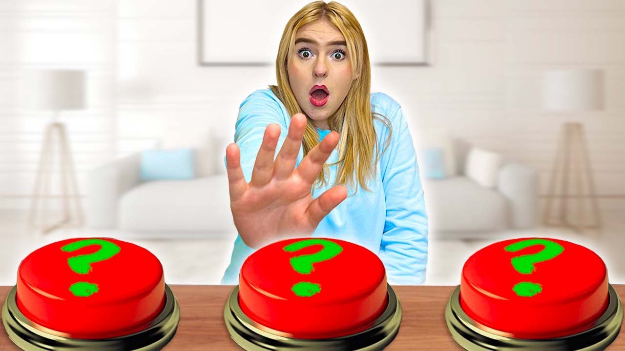 Boutons Mystères Décident Ce Qu'on Fait Pendant Notre Routine Du Soir !