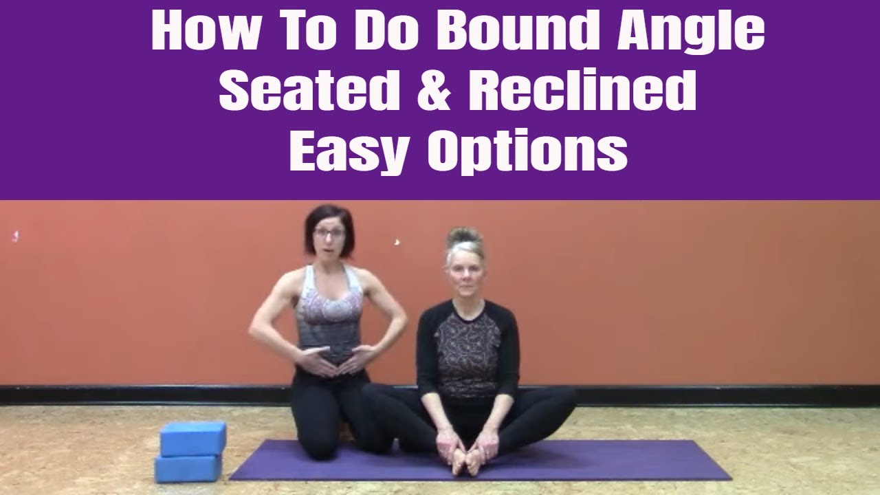 How to do Bound Angle Asana Video Library for Yoga Teachers & AtHome