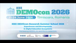 Mastering AI, MOOCs & Microcredentials: IEEE Research Summer School 2026 at UPT | Romania