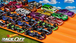Hot Wheels Super Treasure Hunts vs  Formula 1 Cars Drag Race Tournament screenshot 3