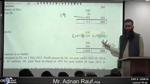 CAF 05 | FAR II | LECTURE # 76 a2 |BY SIR ADNAN RAUF | SEPTEMBER 2024 ATTEMPT