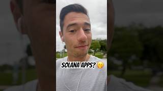 Consider Building Solana Mobile Apps! 🫣 #solana #blockchain