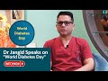 Dr. Jangid Speaks on "World Diabetes Day" | Hair Transplant Surgeon in Delhi
