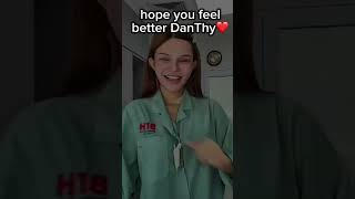 She Has Blood Cancer  Hope You Feel Better Danthy bloodcancer love danthy sad