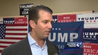 Raw: Pittsburgh's Action News 4 speaks with Donald Trump Jr.
