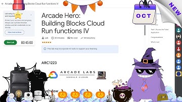 Arcade Hero: Building Blocks Cloud Run functions IV #2025 | #ARC1223 |#qwiklabs |#Solution