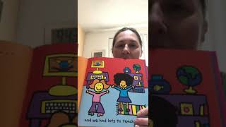 Teacher reading “We belong together” by Todd Parr & song