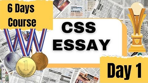 CSS English Essay Day 1| Brain Booster