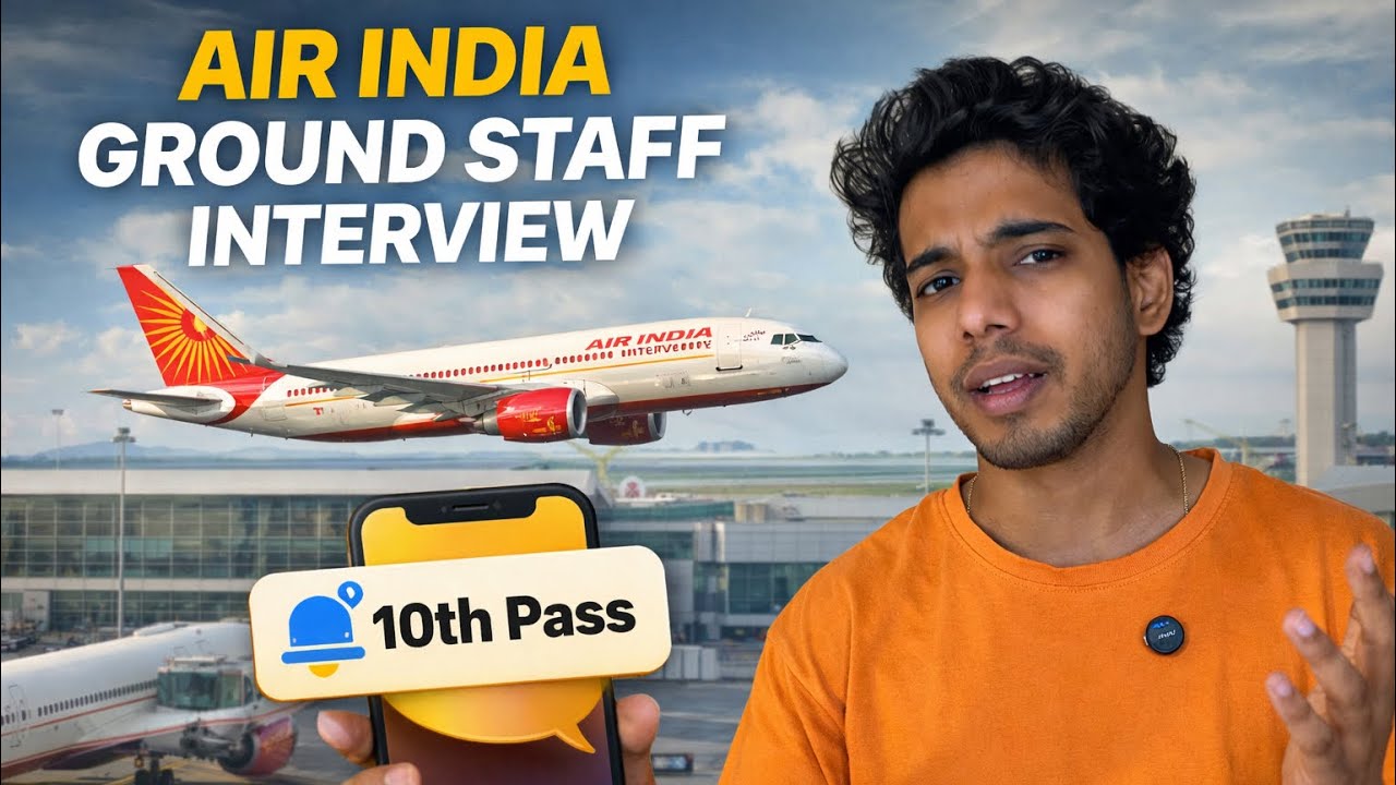 Ground Staff Interview 🤯🤯| Air India Sats Walk-in Interview #airindia # ...