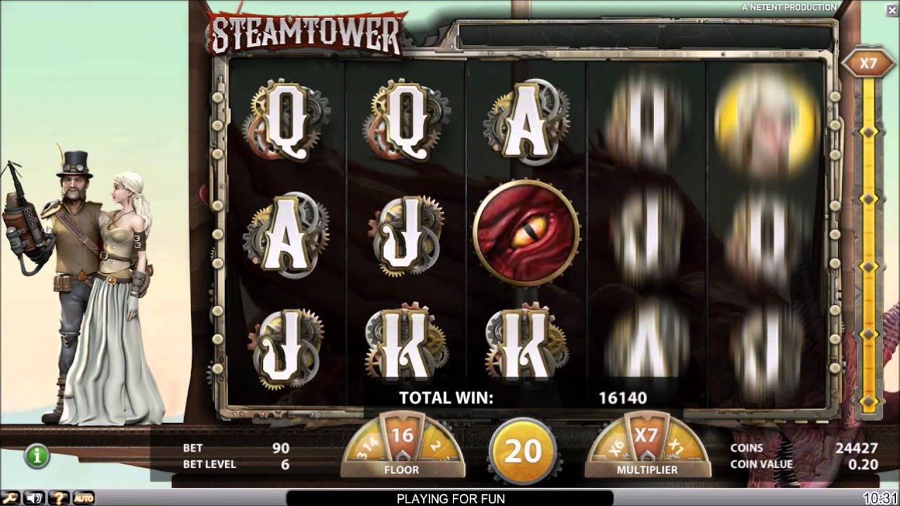 Steam Tower™ slot preview - YouTube