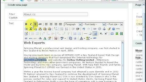 e107 - 02 - Adding and editing pages