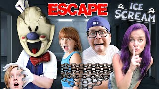 ICE SCREAM 4 IN REAL LIFE  Escape Room with ROD & PROHACKER