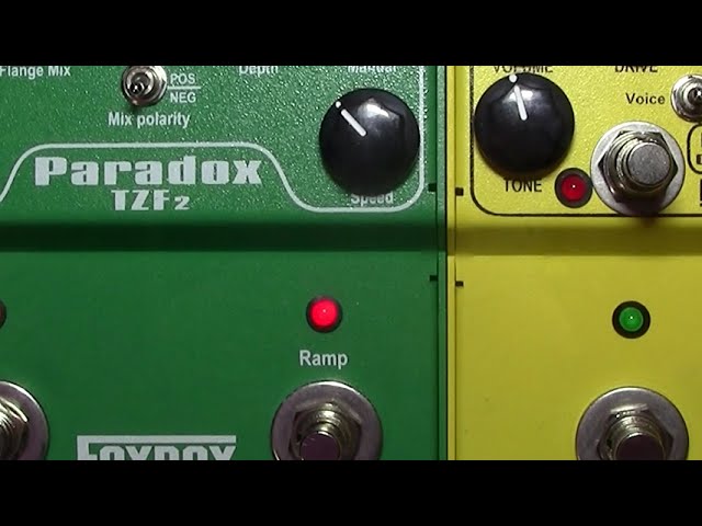 Flanger   Strymon Orbit, A/DA PBF, Foxrox Paradox TZF2   YouTube