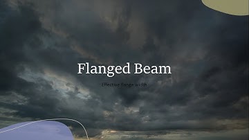 1.10d | Flanged beam | Effective width of flange