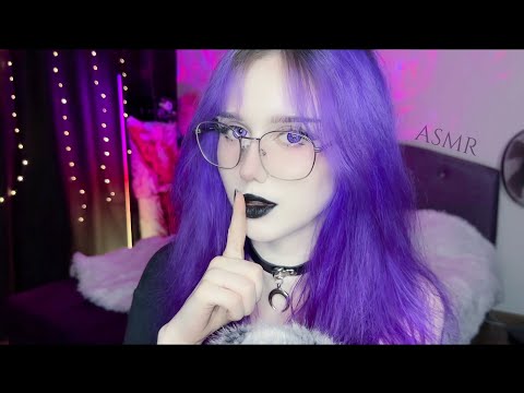 ⋆⋅ ♰ obsessed goth girl flirts with you ASMR ♰ ⋅⋆