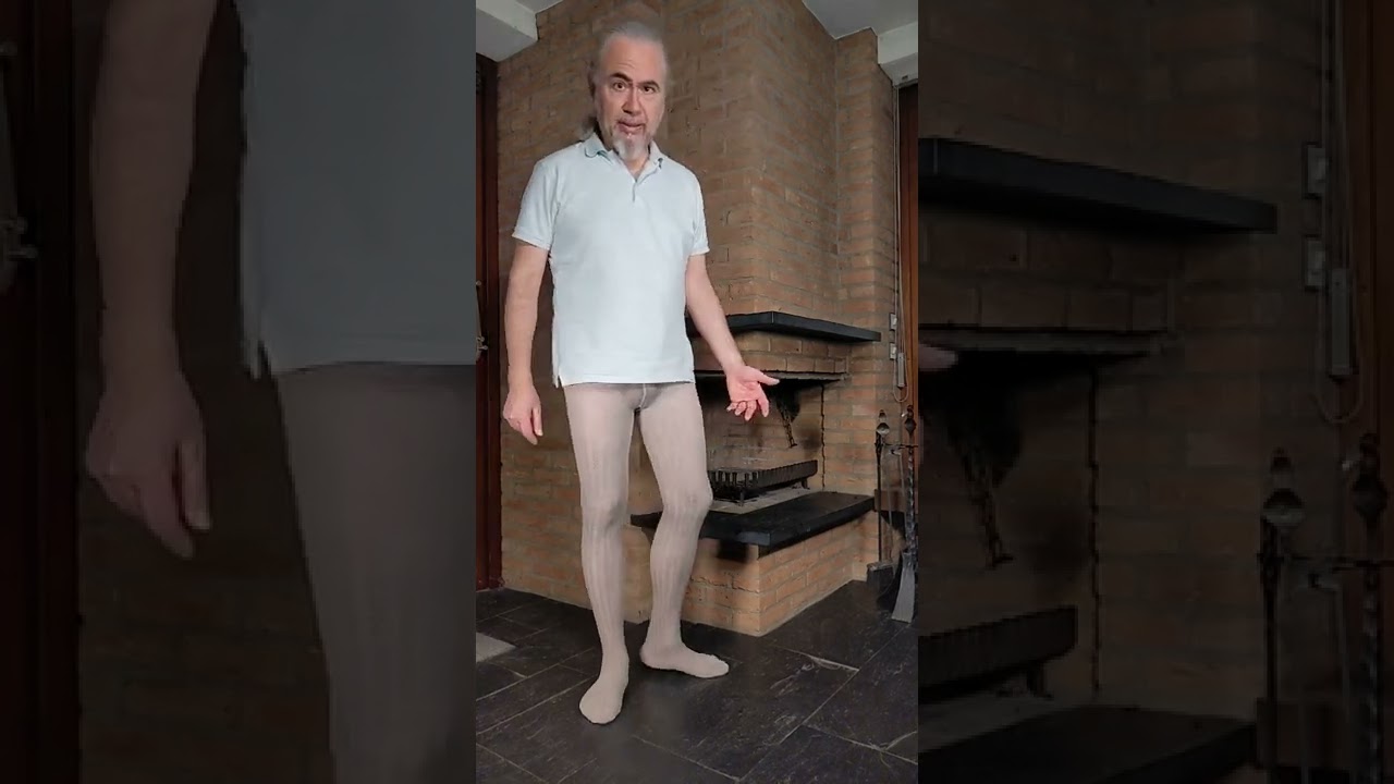 cable knit tights in light brown / beige