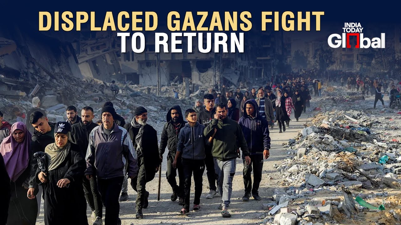 LIVE: The Journey Back: Displaced Gazans Fight to Reclaim Their Homes ...