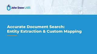 Accurate Document Search: Entity Extraction & Custom Mapping