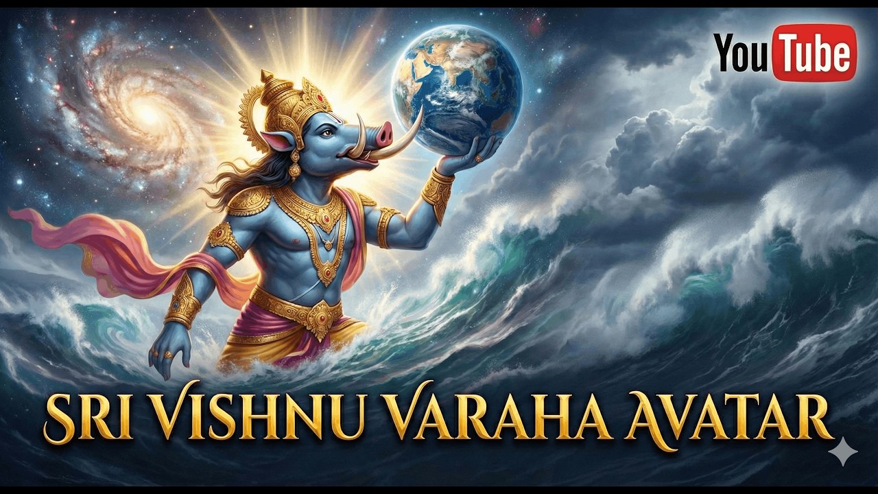 SRI VISHNU VARAHA AVATAR | श्री विष्णु वराह अवतार | पृथ्वी की रक्षा और अधर्म के विनाश की दिव्य कथा