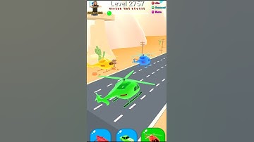 Shape-shifting Game Level-2757 Very Cool & Gnerly hyper casual game #shorts #gameplay #shapeshifting