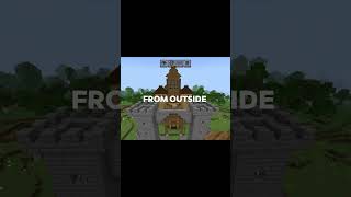 Outside vs inside 😁 #minecraft #shorts #gaming