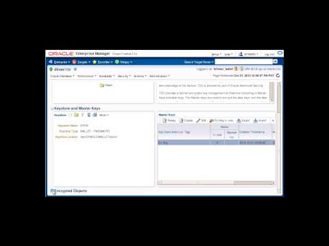 TDE Demo for Oracle Advanced Security (Oracle Database 12c) - Part 3