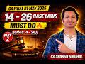 These Case Laws Can Change Your DT Exam 🚨 | CA Final May 2026 Part 2