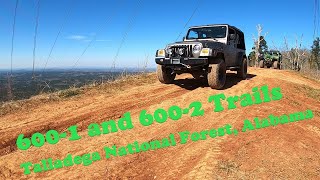 2022 6001 and 6002 trails, Talladega National Forest, Alabama